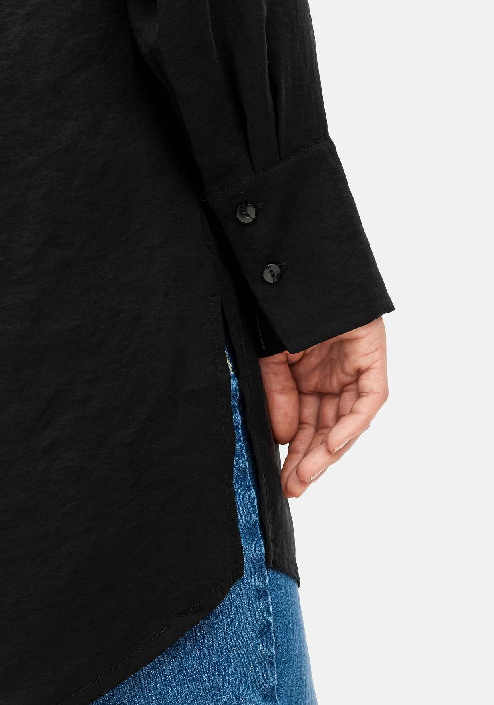 sheego Longbluse mit Raffung am Rückenteil Tiefpreis