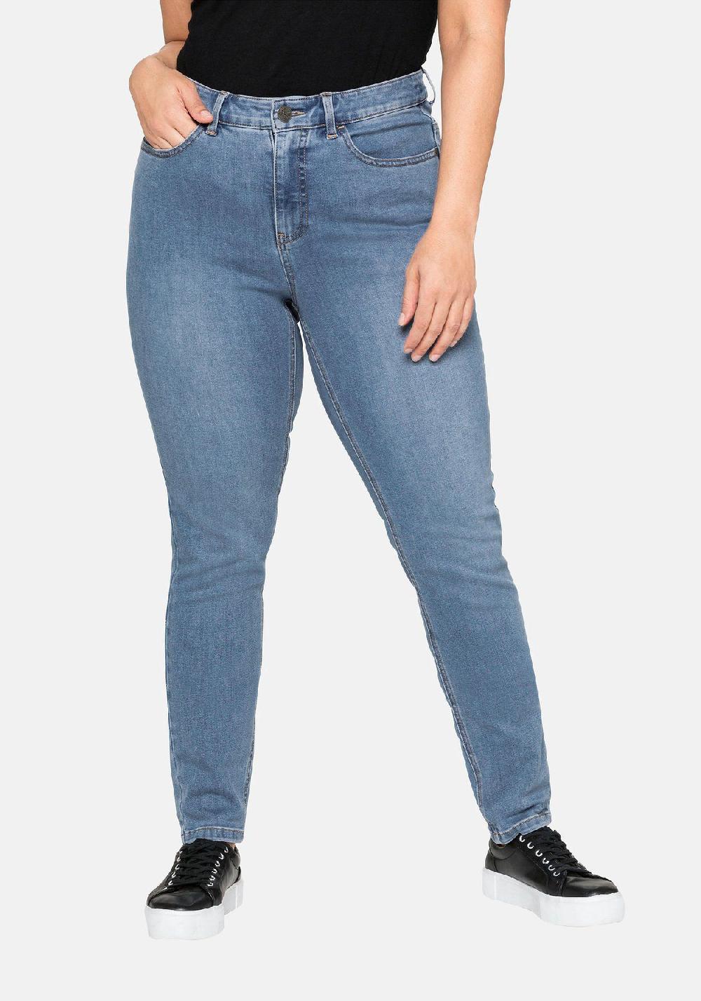 sheego Jeans Super elastisches Power-Stretch-Material Kostenlose Rückgabe