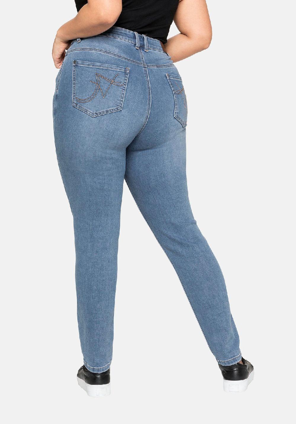 sheego Jeans Super elastisches Power-Stretch-Material Kostenlose Rückgabe