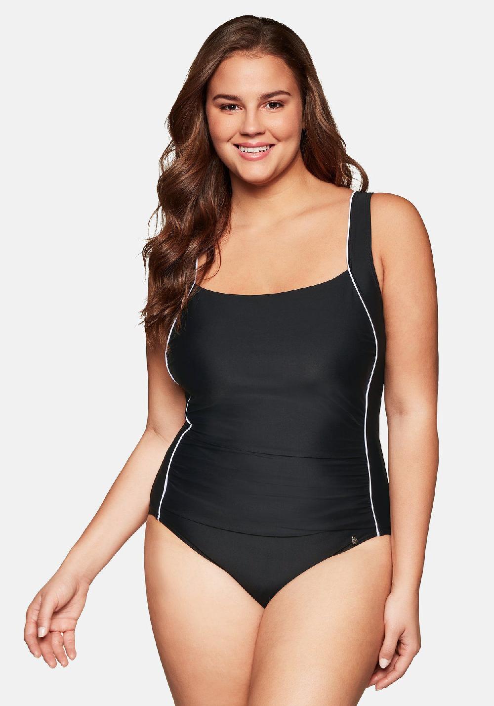 sheego Badeanzug mit verstellbaren Trägern und Shaping-Effekt Letzte 3 Tage