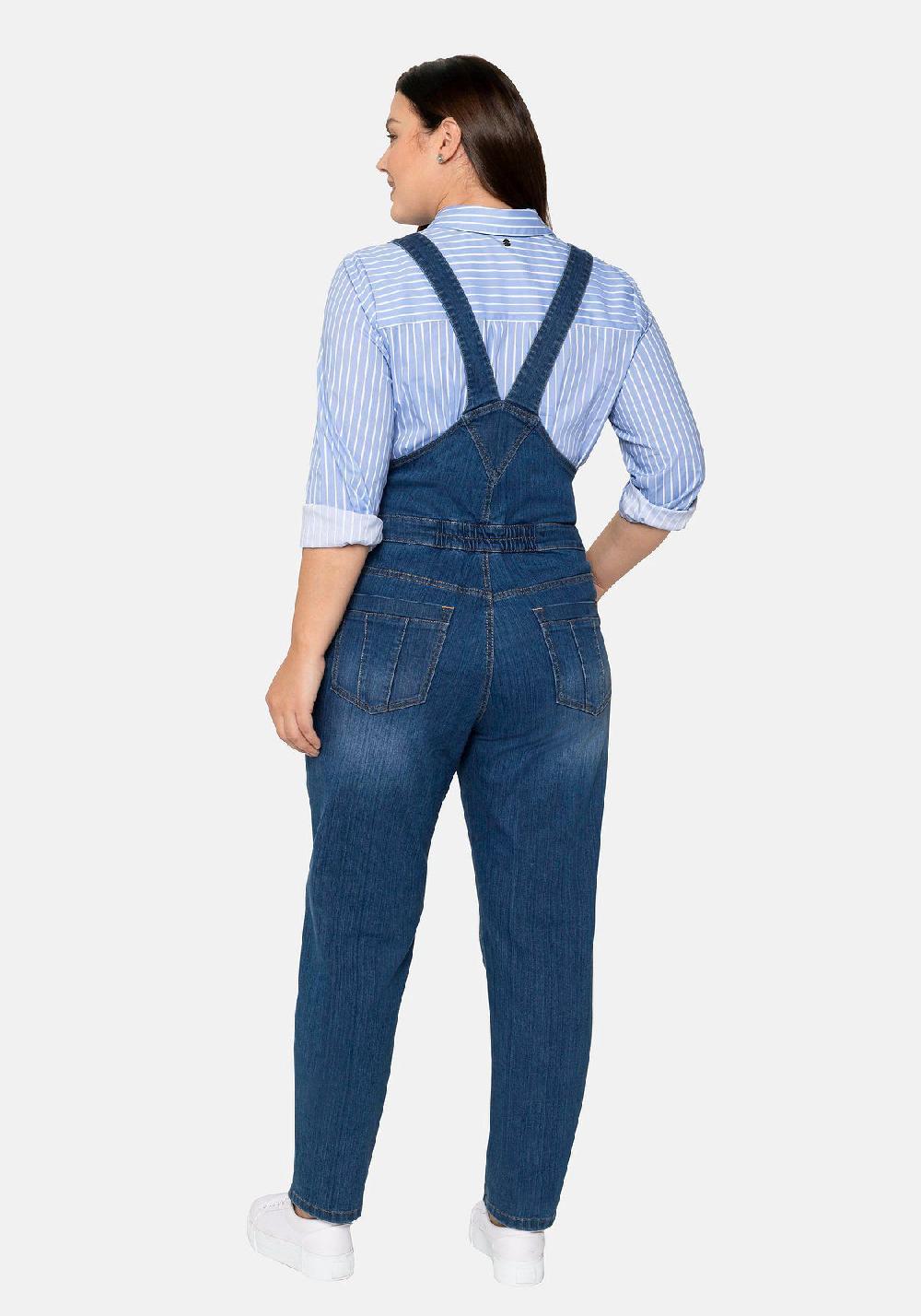 sheego Jeans-Latzhose in Latzform aus elastischem Baumwollmix Neueste Stile
