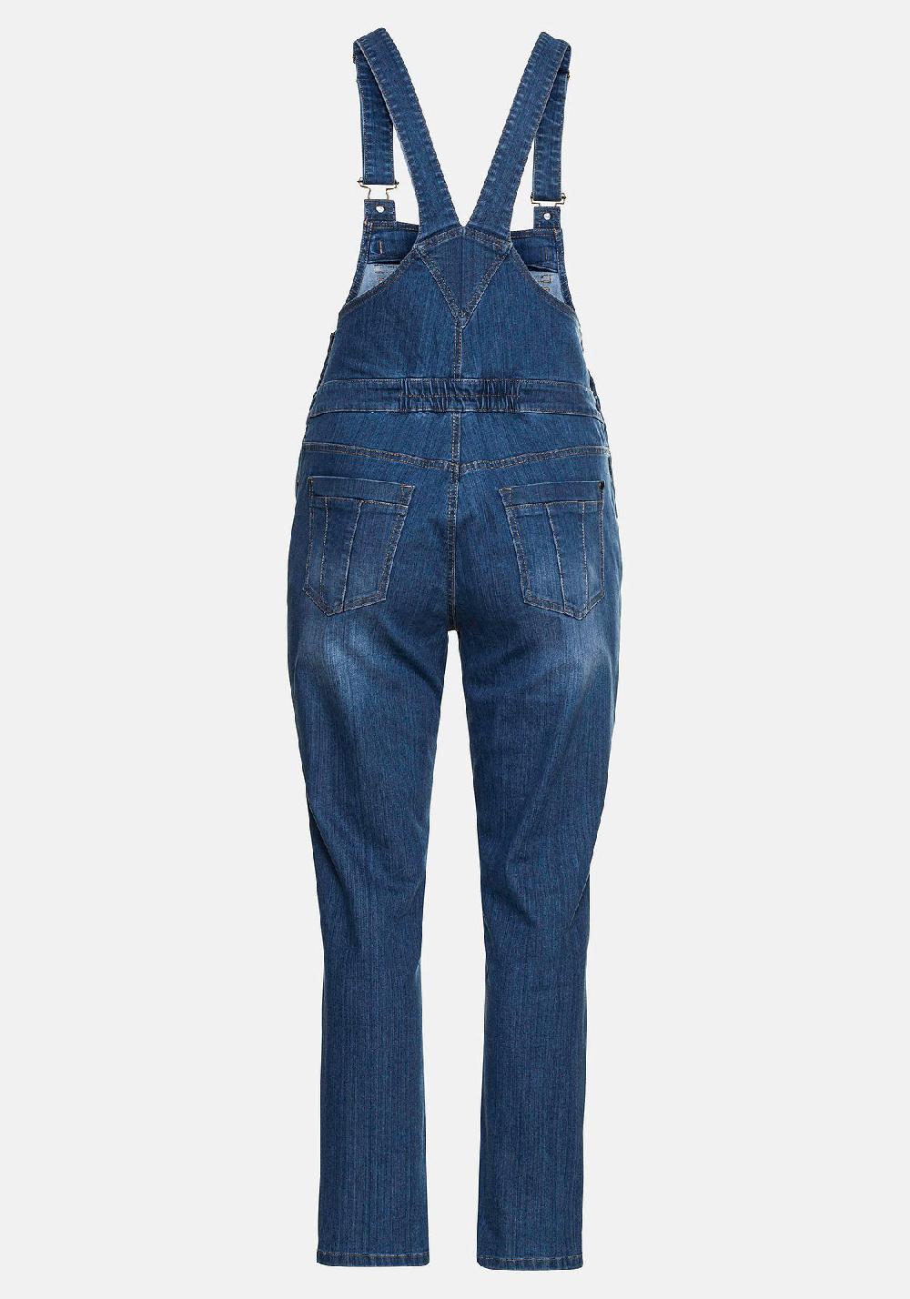 sheego Jeans-Latzhose in Latzform aus elastischem Baumwollmix Neueste Stile