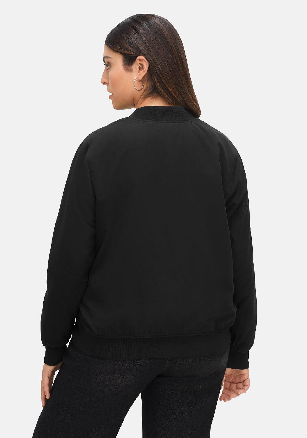 sheego Blouson mit Rippbündchen und Reißverschluss 2025
