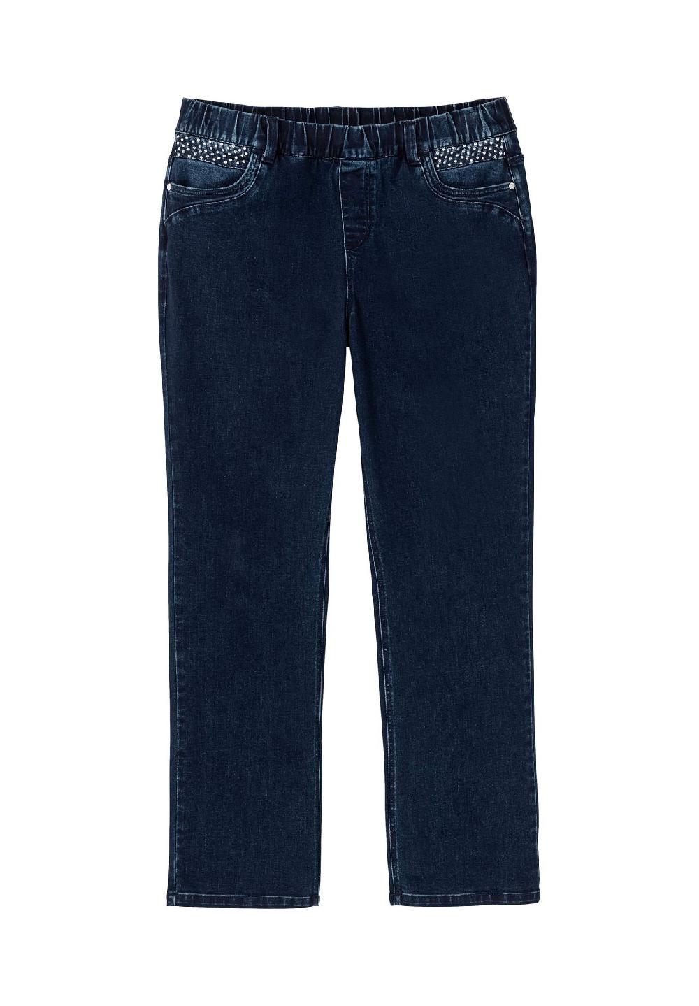 sheego Gerade Jeans mit Powernetz-Einsatz