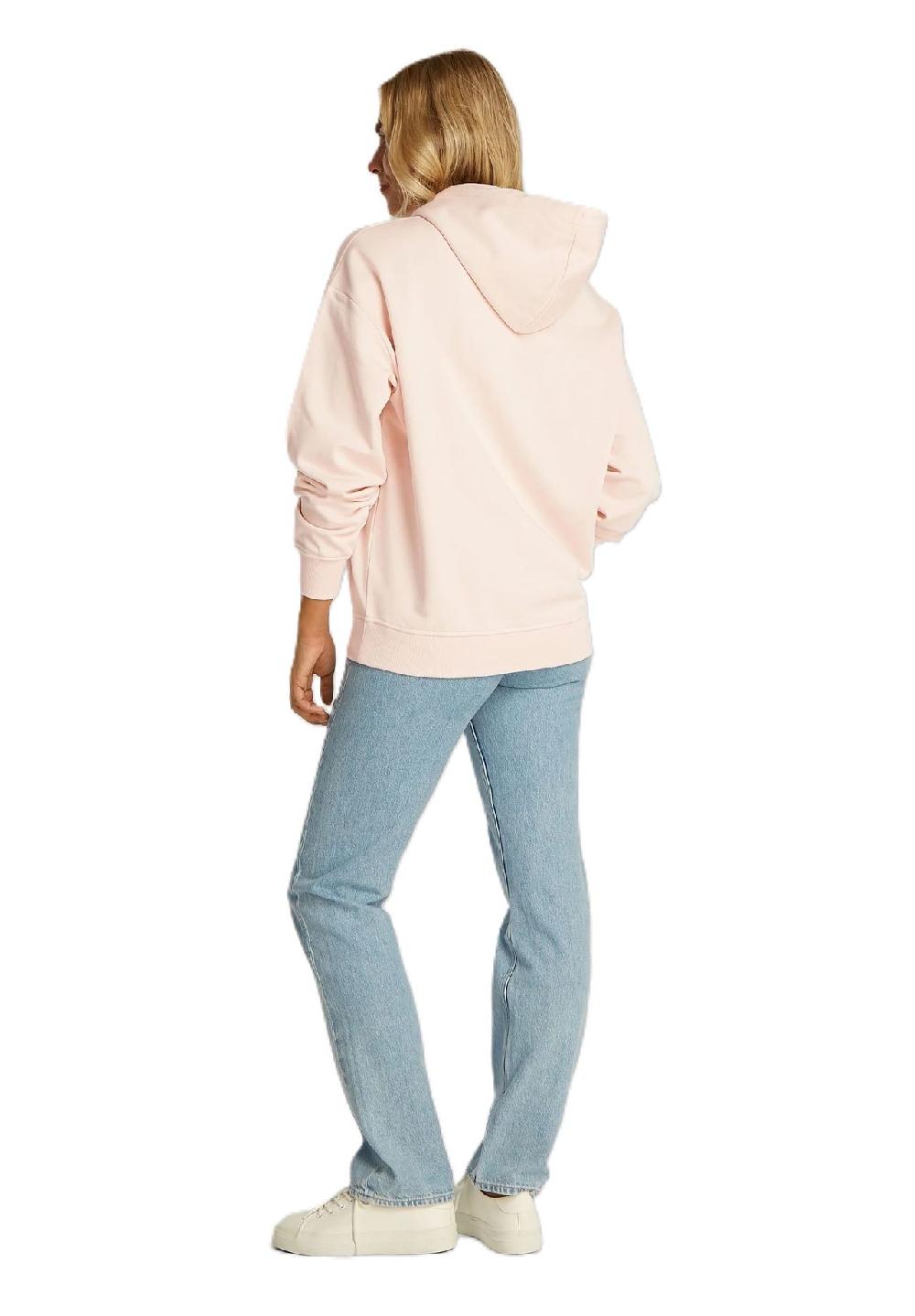 Calvin Klein Jeans Hoodie Rippbündchen Baumwolle für Damen Günstig kaufen