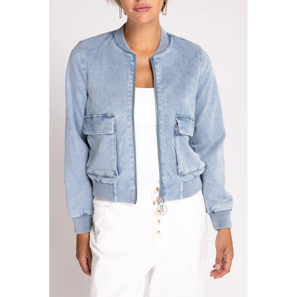 Zhrill Blouson in Unifarbe Exklusive Angebote