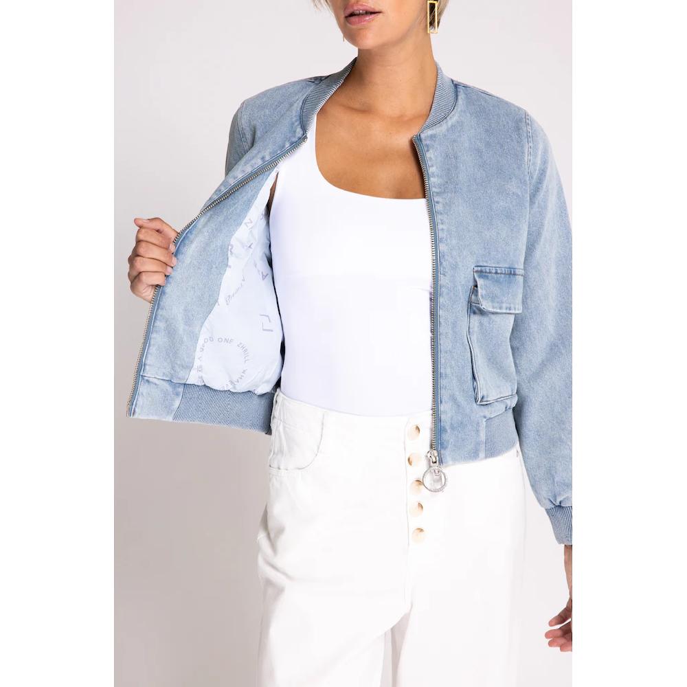 Zhrill Blouson in Unifarbe Exklusive Angebote