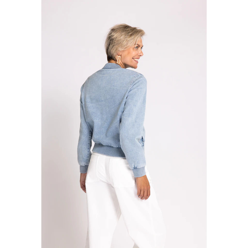 Zhrill Blouson in Unifarbe Exklusive Angebote