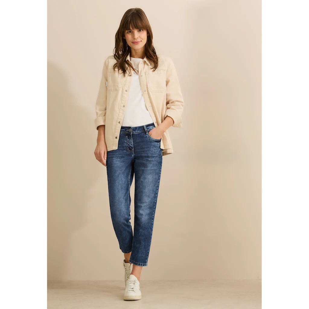 STREET ONE Slim-fit-Jeans aus Baumwolle mit Stretchanteil Bestseller