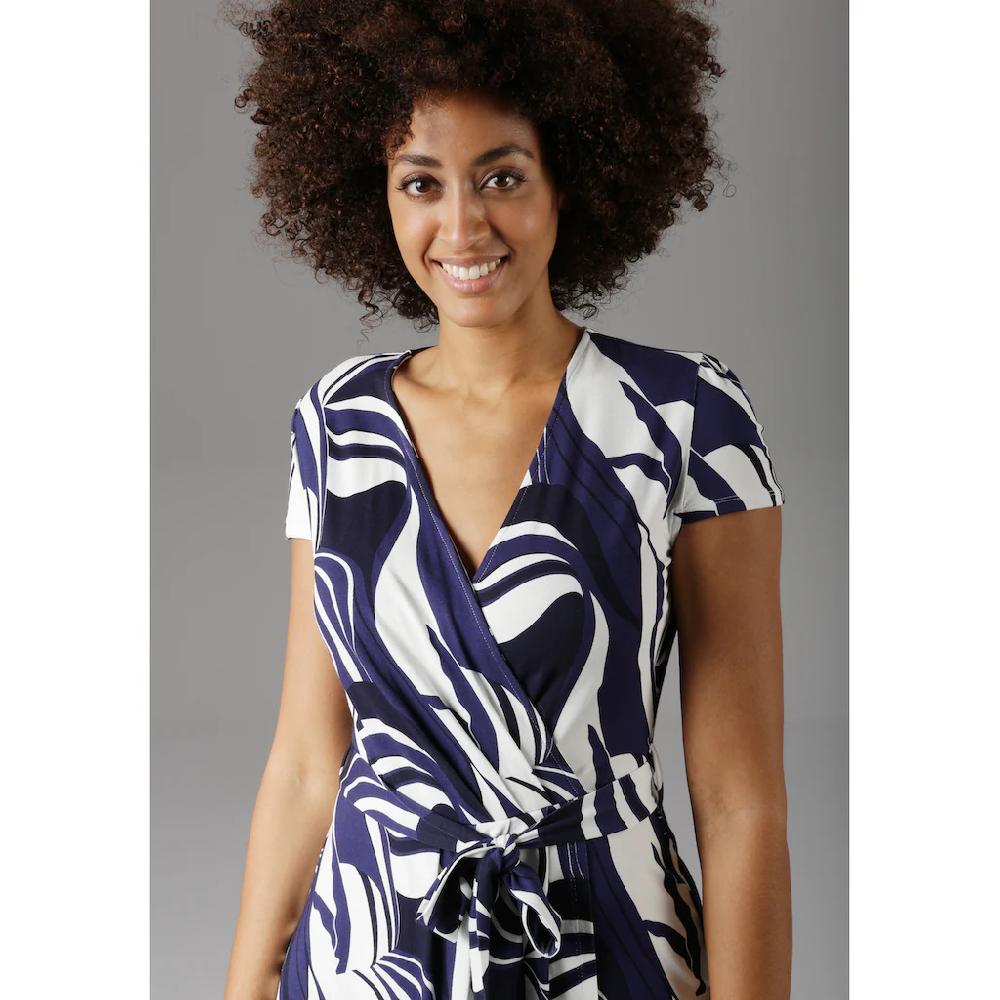 Aniston SELECTED Sommerkleid mit grafischem Druck Black Friday Preise