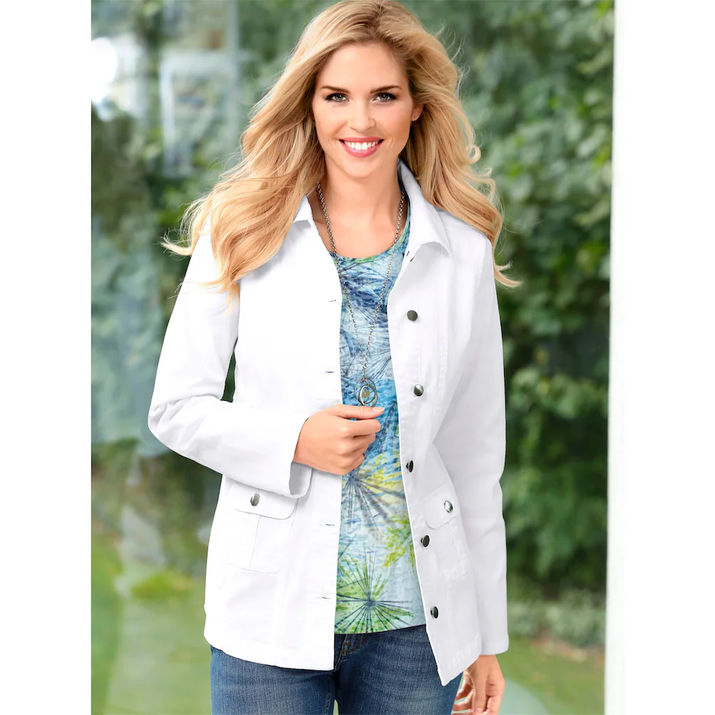 Classic Basics Jeansjacke ohne Kapuze Blitzverkäufe