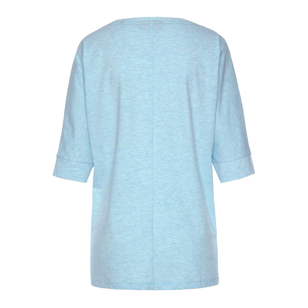 Elbsand Rundhals-Shirt »Iduna« mit Logodruck Baumwoll-Mix lockere Passform Sonderangebot