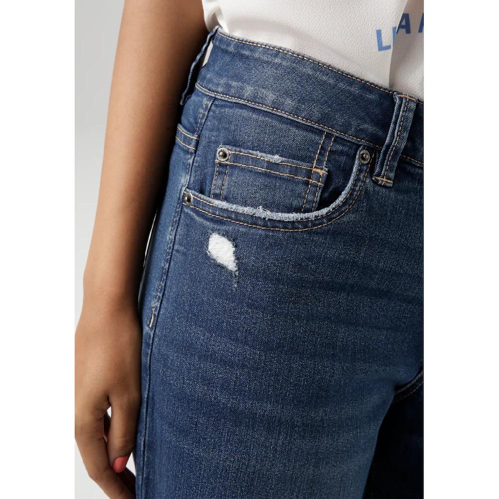 Aniston CASUAL Straight-Jeans mit trendig weitem Bein - NEUE KOLLEKTION Günstig kaufen