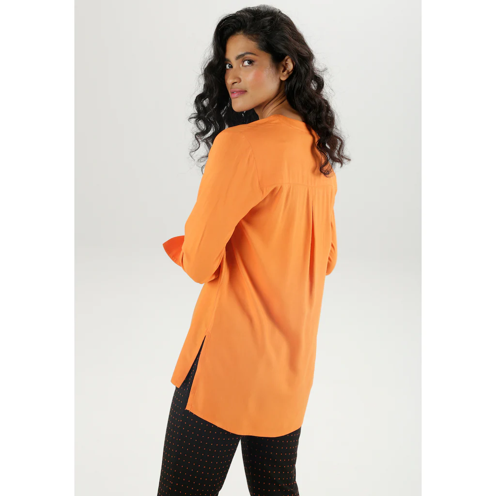Aniston SELECTED Longbluse mit extra-langen Manschetten Saisonschlussverkauf
