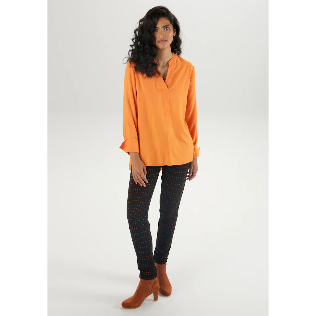 Aniston SELECTED Longbluse mit extra-langen Manschetten Saisonschlussverkauf