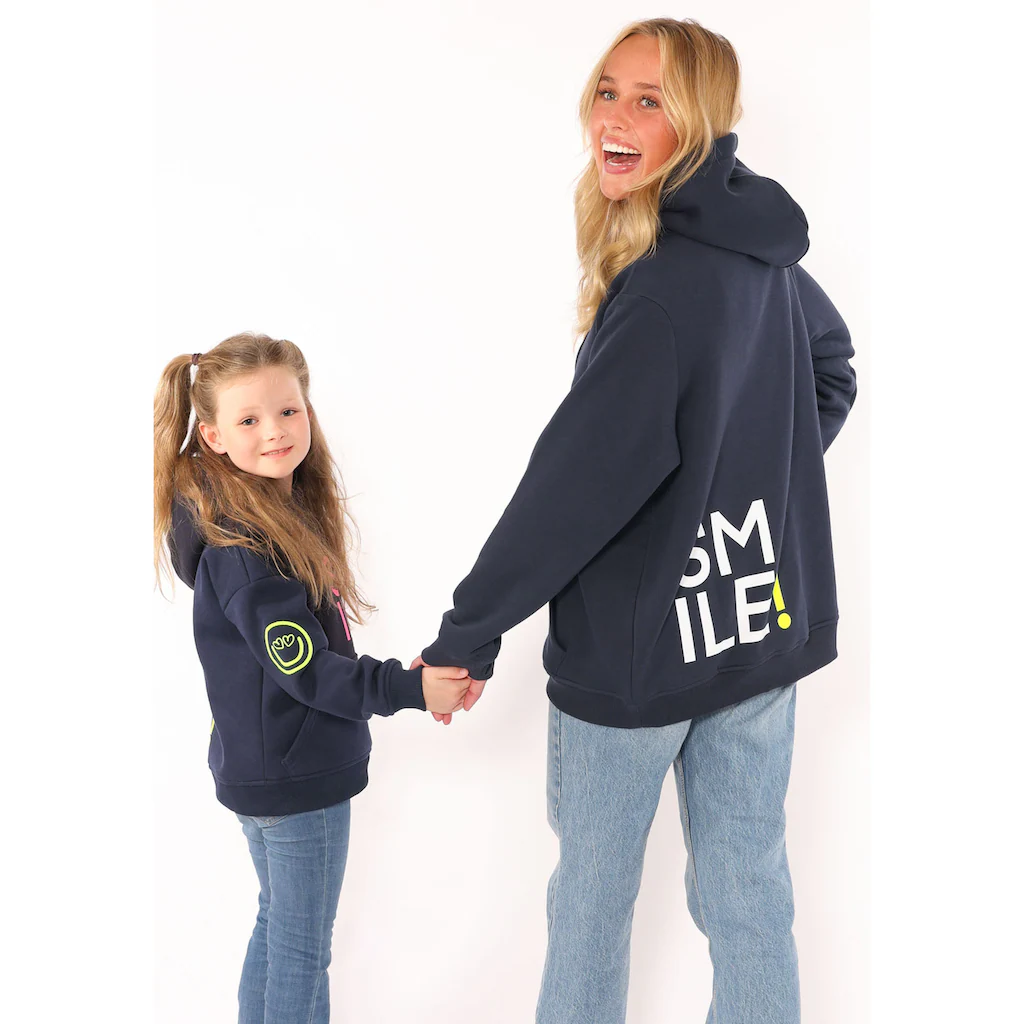 Zwillingsherz Hoodie »"Alissa"« mit SMILE Print Vatertagsangebot