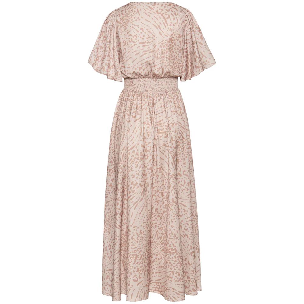 LASCANA Maxikleid mit Animalprint luftiges Sommerkleid mit Schlitzen Exklusive Angebote