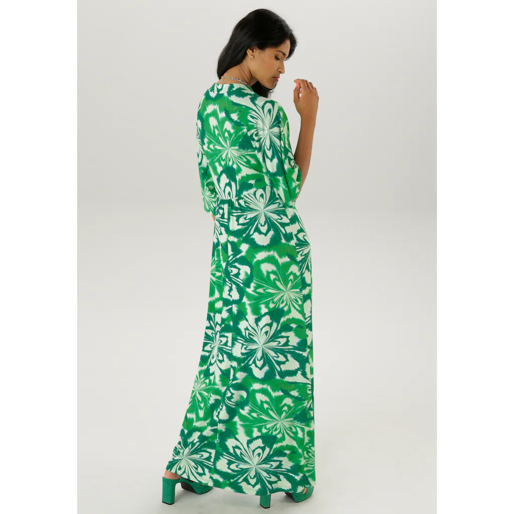 Aniston SELECTED Maxikleid mit weiten 3/4-langen Ärmeln - NEUE KOLLEKTION Saisonale Angebote