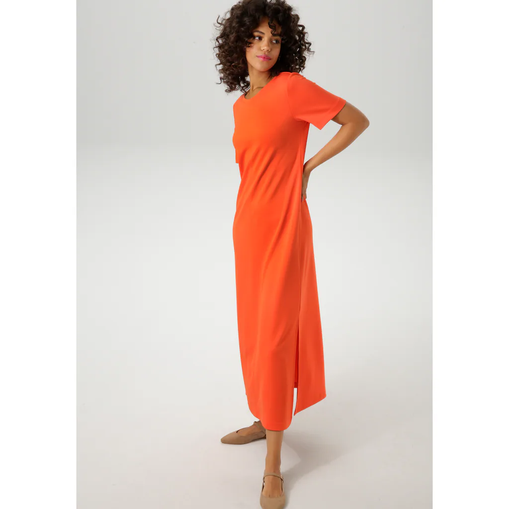Aniston CASUAL Maxikleid mit Seitenschlitzen - NEUE KOLLEKTION Tiefpreis