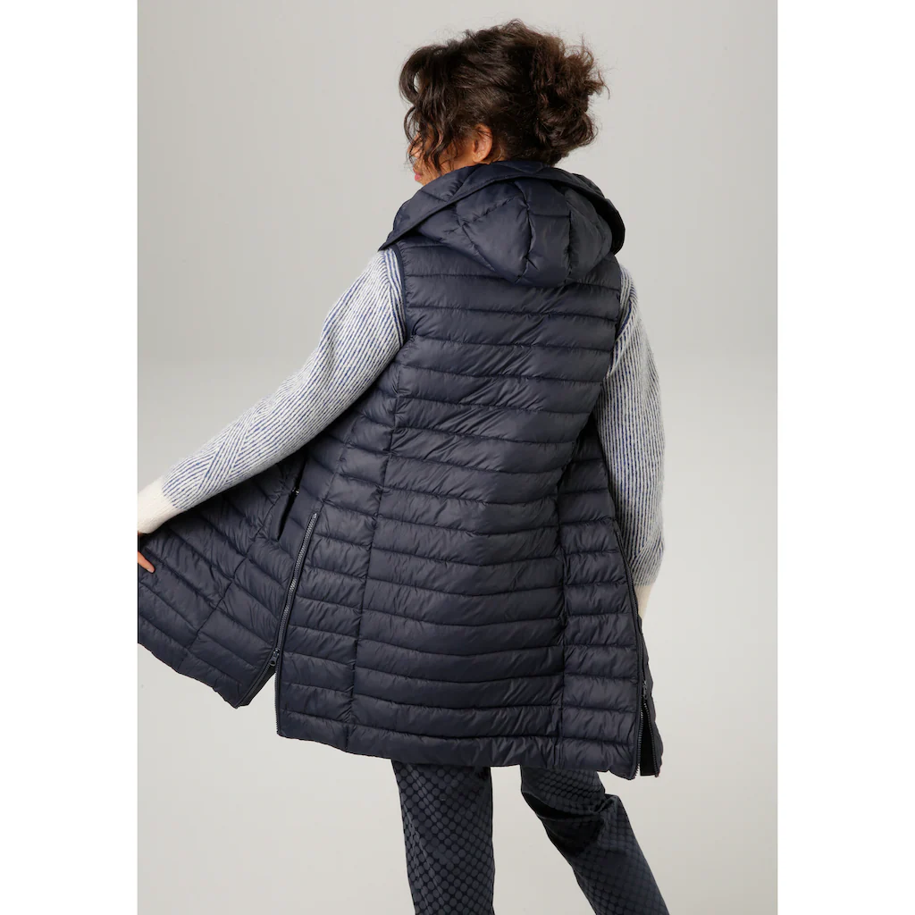 Aniston CASUAL Steppweste mit verstellbarer Kapuze Bis zu 60% Rabatt