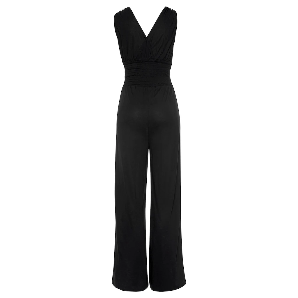 LASCANA Overall mit Bändern zum Raffen der Träger sommerlicher Jumpsuit Bis zu 65% Rabatt