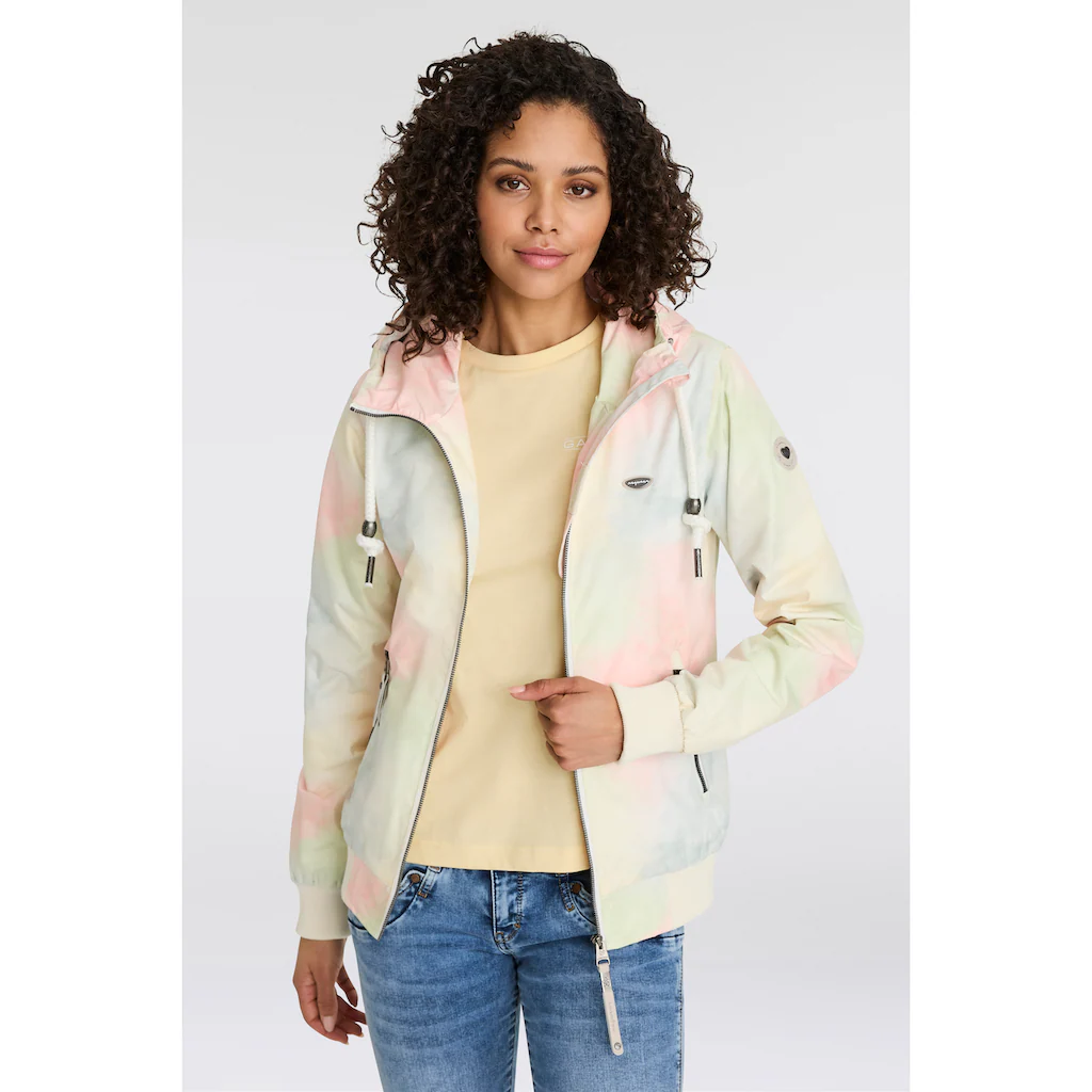 Ragwear Funktionsjacke »NUGGIE OMBRE O« mit Kapuze Übergangsjacke aus wasserabweisendem Material Speichern exportieren