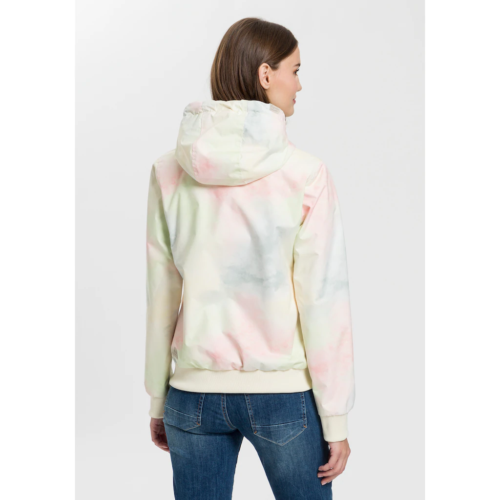 Ragwear Funktionsjacke »NUGGIE OMBRE O« mit Kapuze Übergangsjacke aus wasserabweisendem Material Speichern exportieren