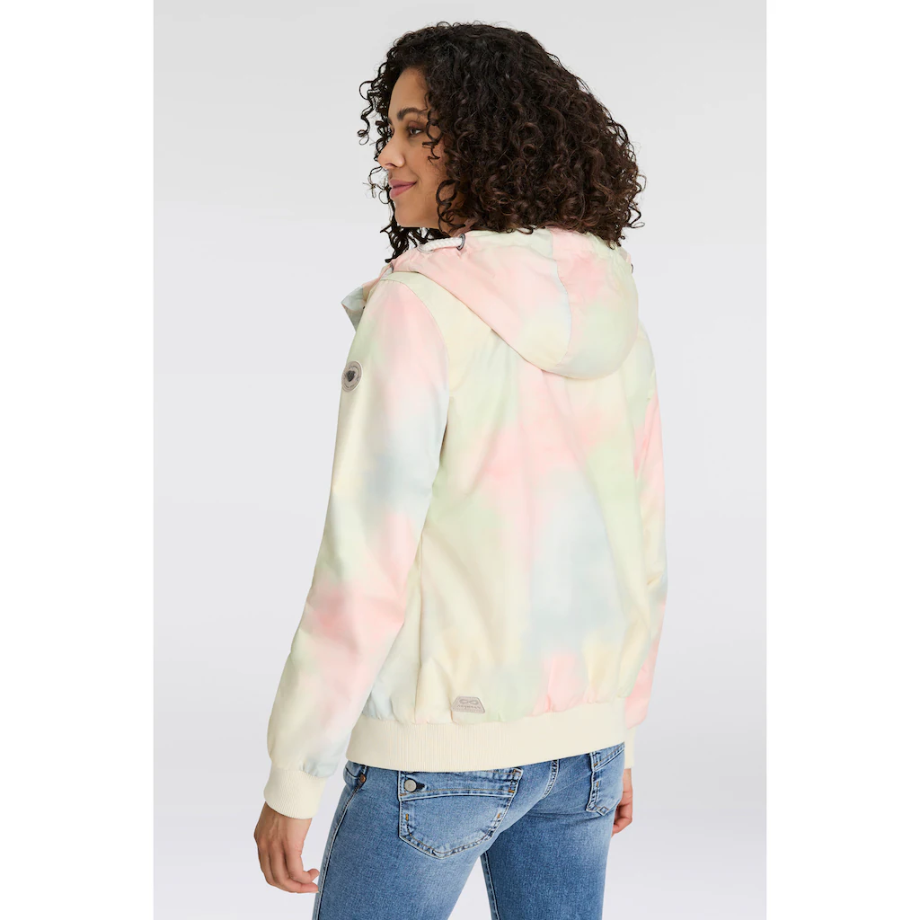 Ragwear Funktionsjacke »NUGGIE OMBRE O« mit Kapuze Übergangsjacke aus wasserabweisendem Material Speichern exportieren