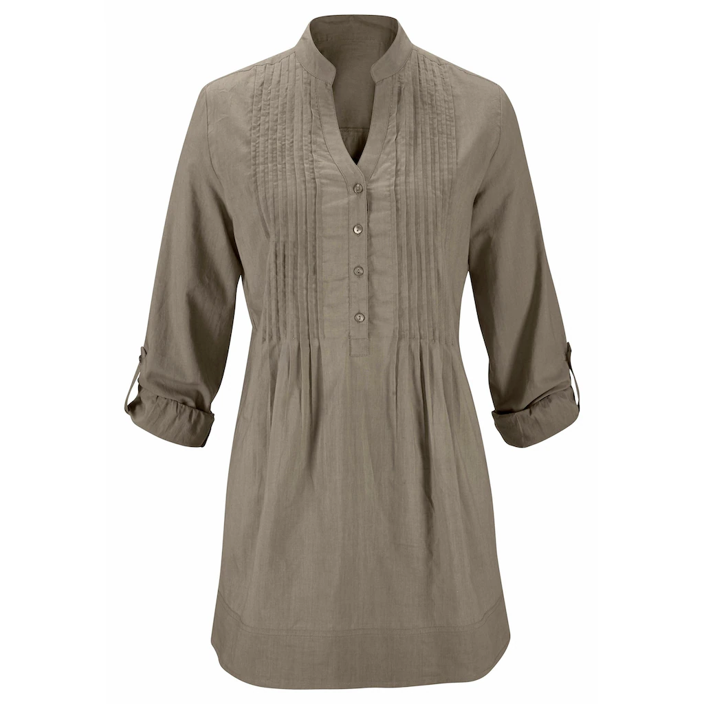 Aniston CASUAL Longbluse mit dekorativer Biesenverarbeitung Black Friday Preise
