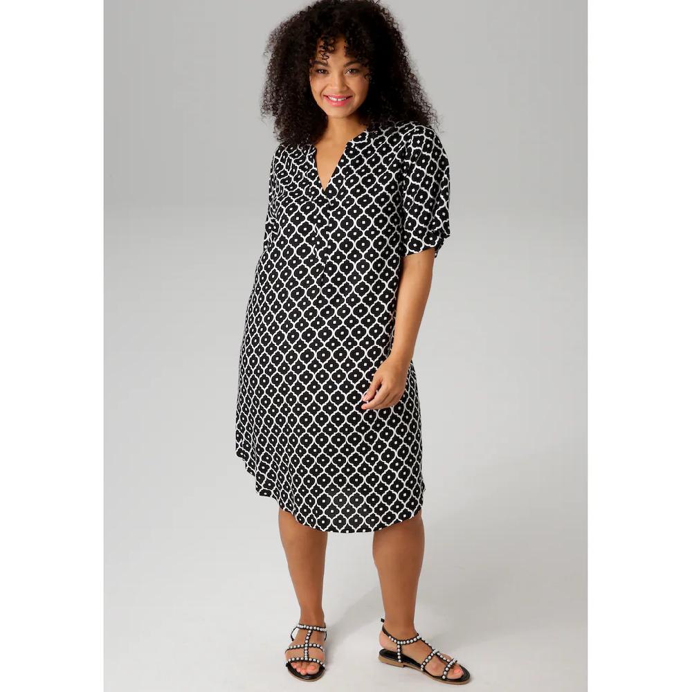 Aniston PLUS Blusenkleid in trendigen Druck - NEUE KOLLEKTION Meist gekauft