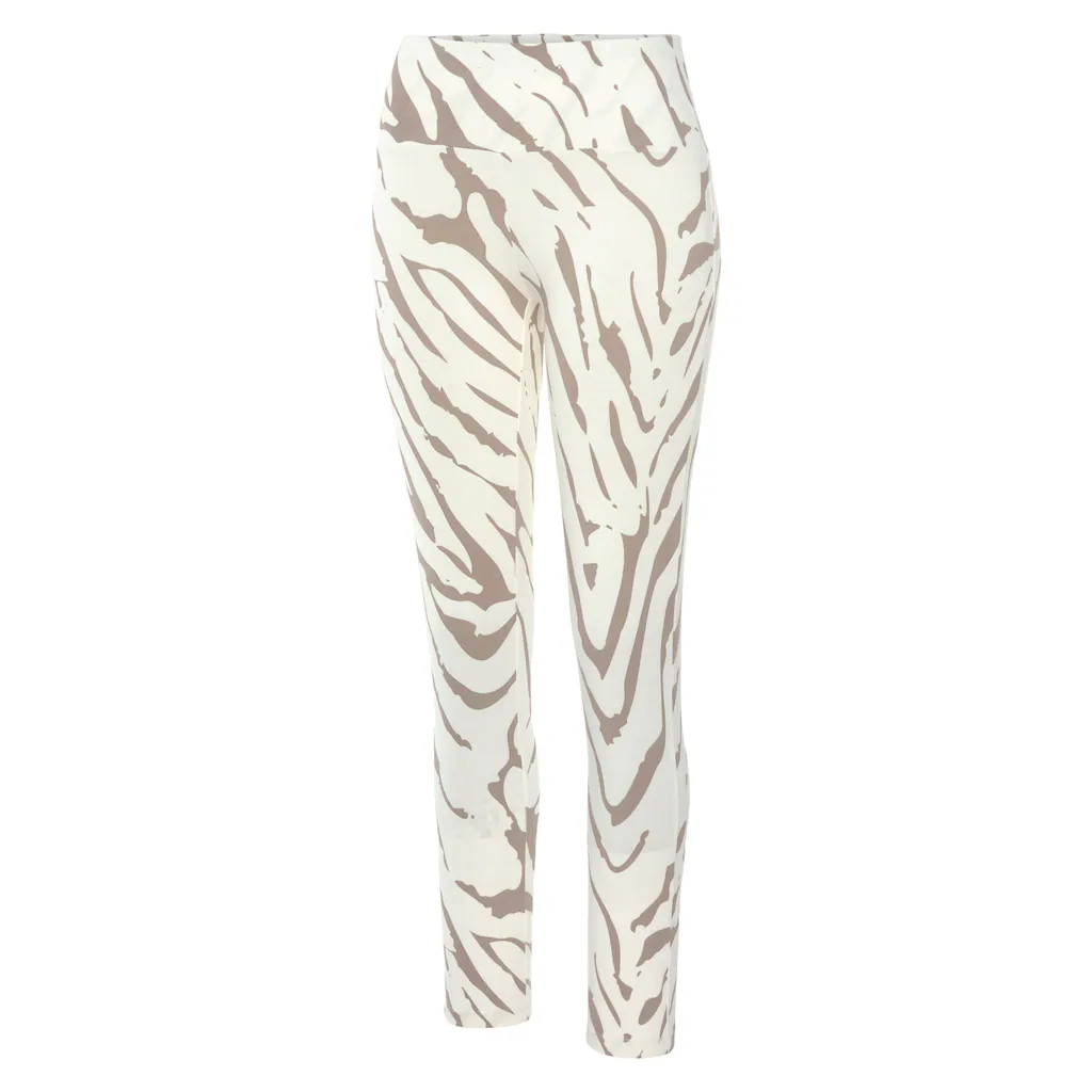 LASCANA Leggings mit Zebramuster und breitem Bund Loungewear Kostenloser Versand