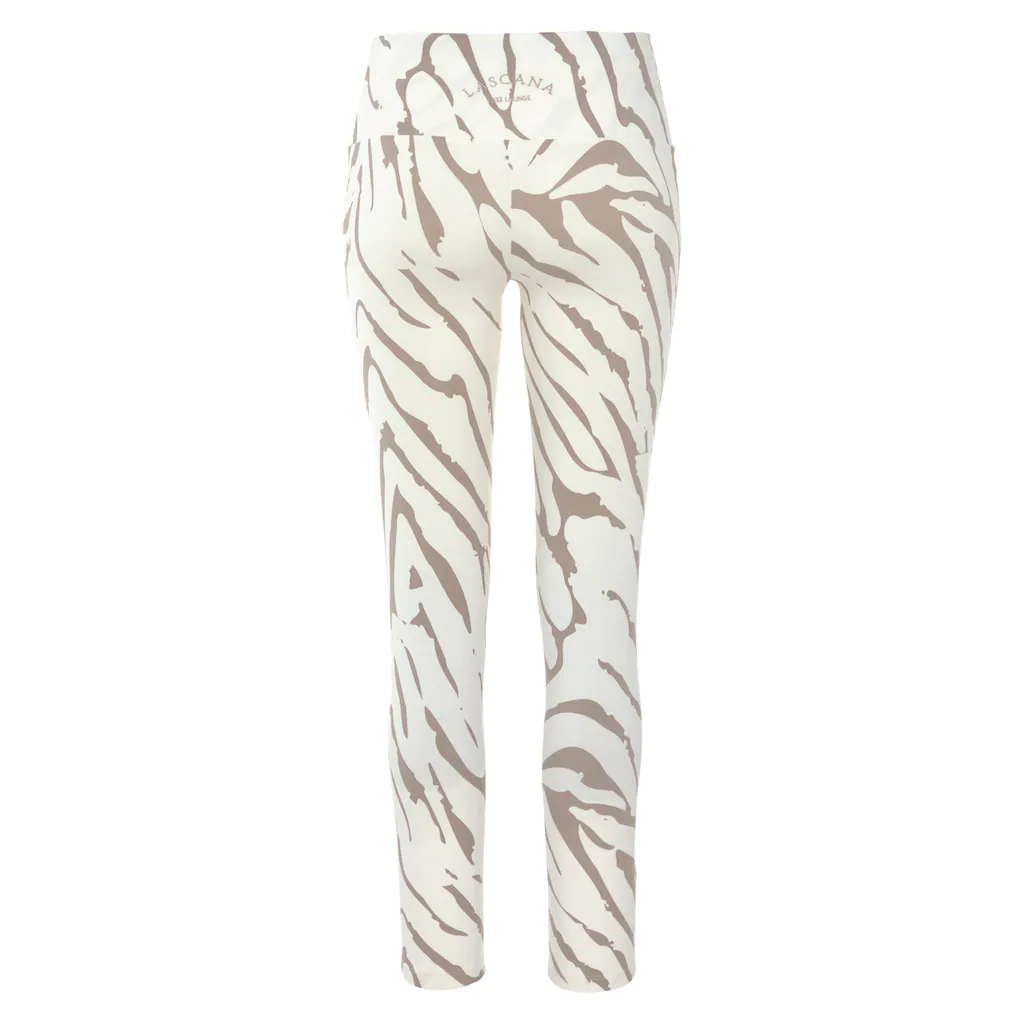 LASCANA Leggings mit Zebramuster und breitem Bund Loungewear Kostenloser Versand