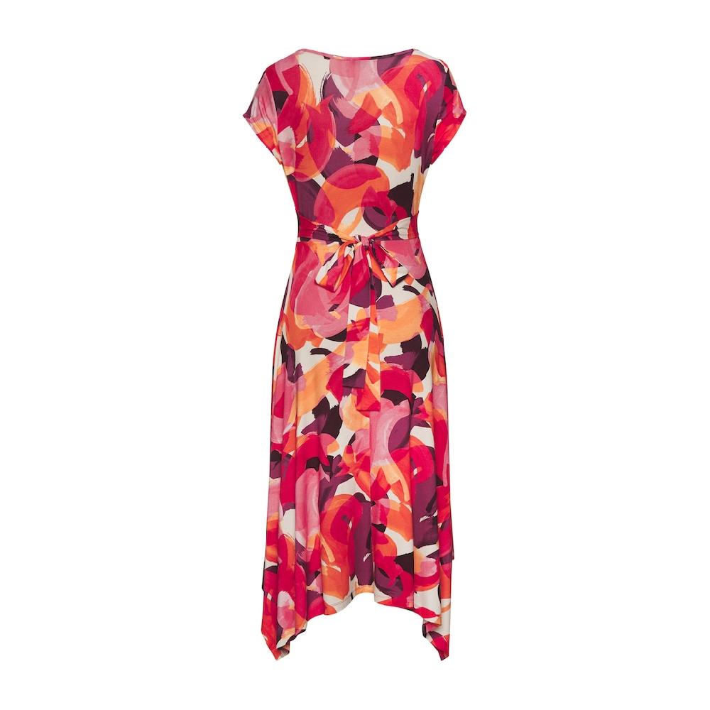 Vivance Midikleid mit Alloverdruck luftiges Sommerkleid in Wickeloptik Strandkleid Flash Sale