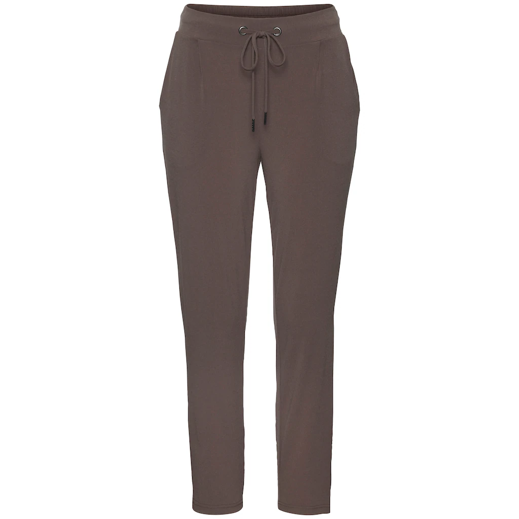 LASCANA Schlupfhose aus glatter Jerseyqualität leichte Sommerhose mit Taschen bügelfrei Blitzangebot