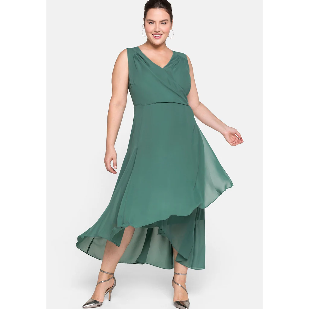 Sheego Abendkleid »Große Größen« in Wickeloptik