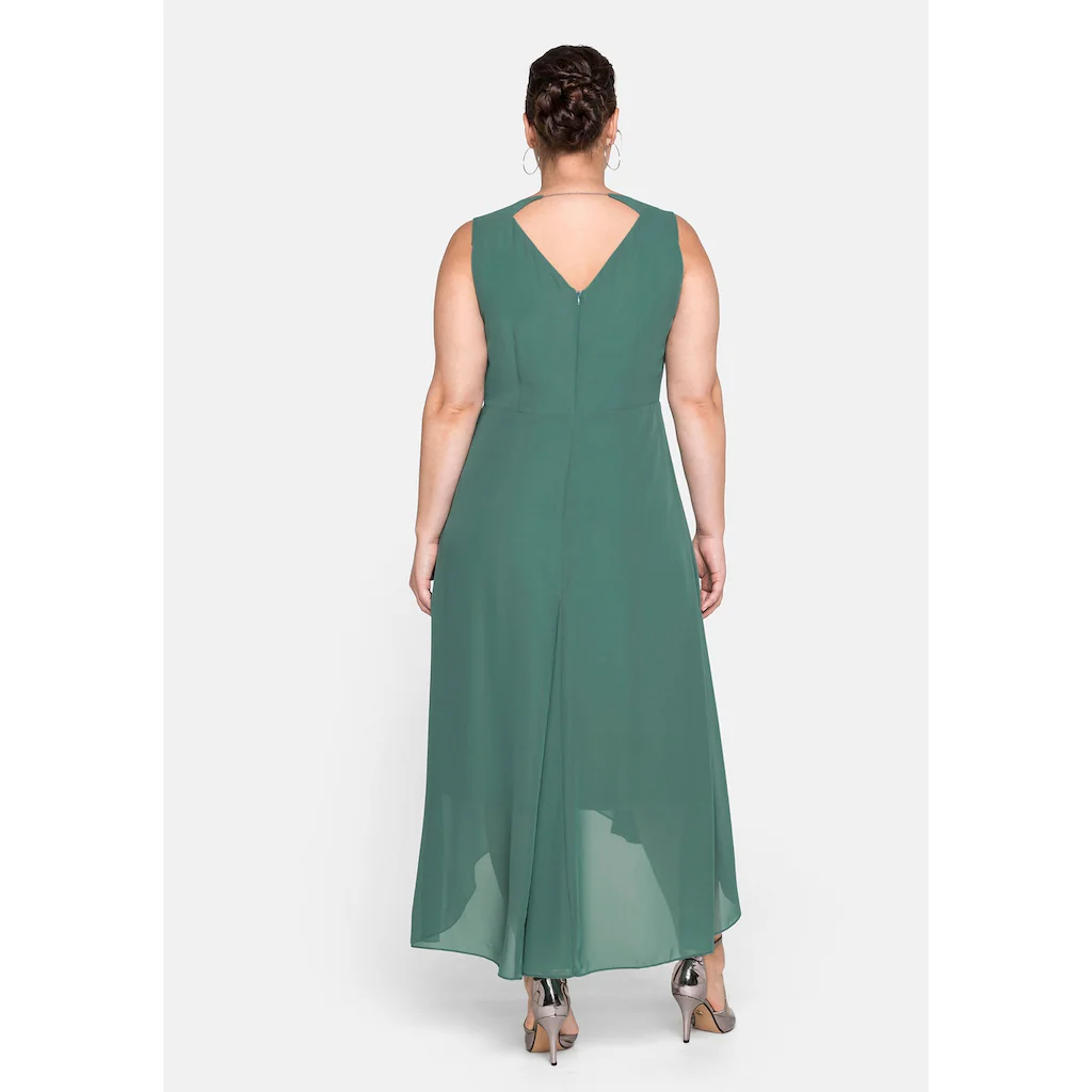 Sheego Abendkleid »Große Größen« in Wickeloptik Zeitbegrenzte Promotion