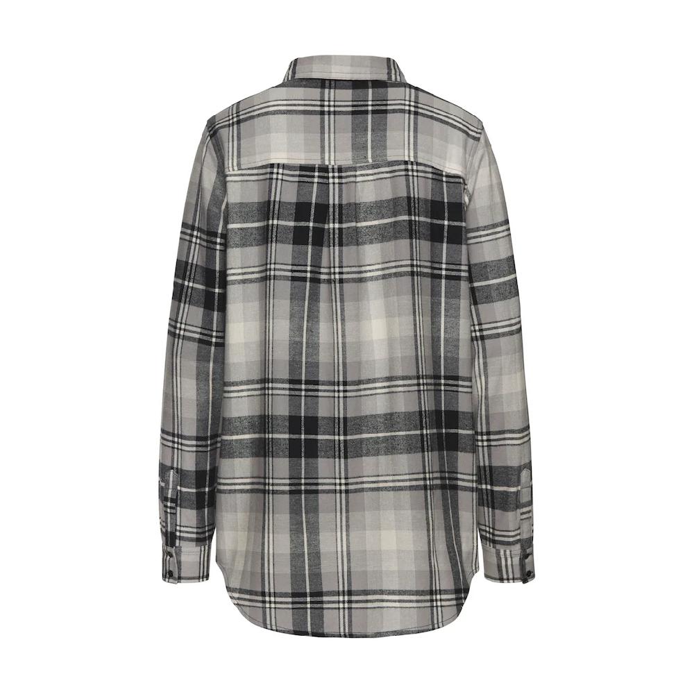 Buffalo Hemdbluse aus weichem Flanell mit Blusenkragen Flanellhemd Karobluse Bis zu 60% Rabatt