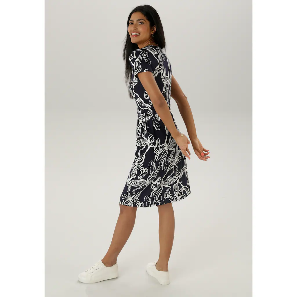 Aniston SELECTED Sommerkleid mit zwei Eingriffstaschen - NEUE KOLLEKTION Nur noch ein Tag übrig