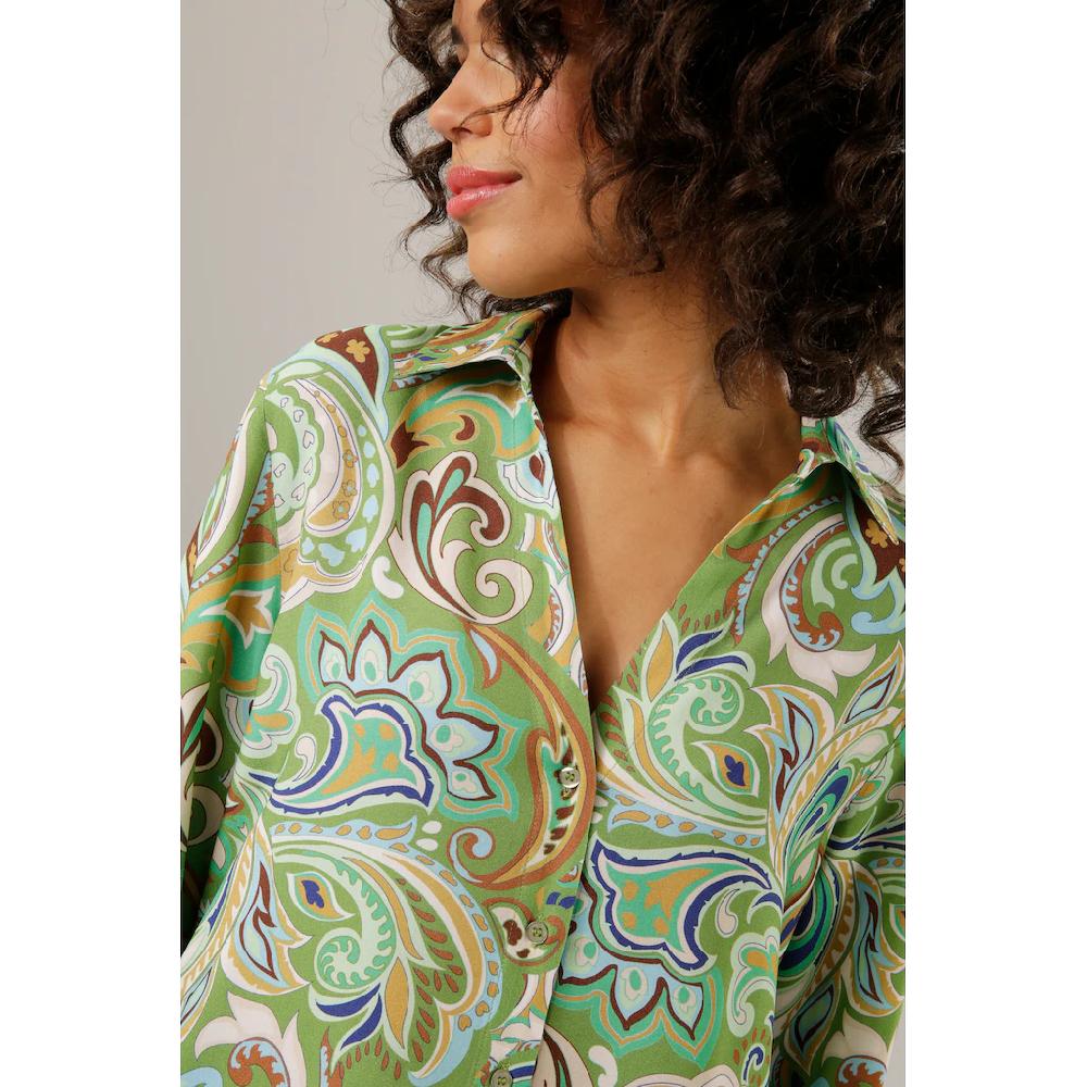 Aniston CASUAL Hemdbluse graphische Paisley-Muster - jedes Teil ein Unikat Riesige Rabatte