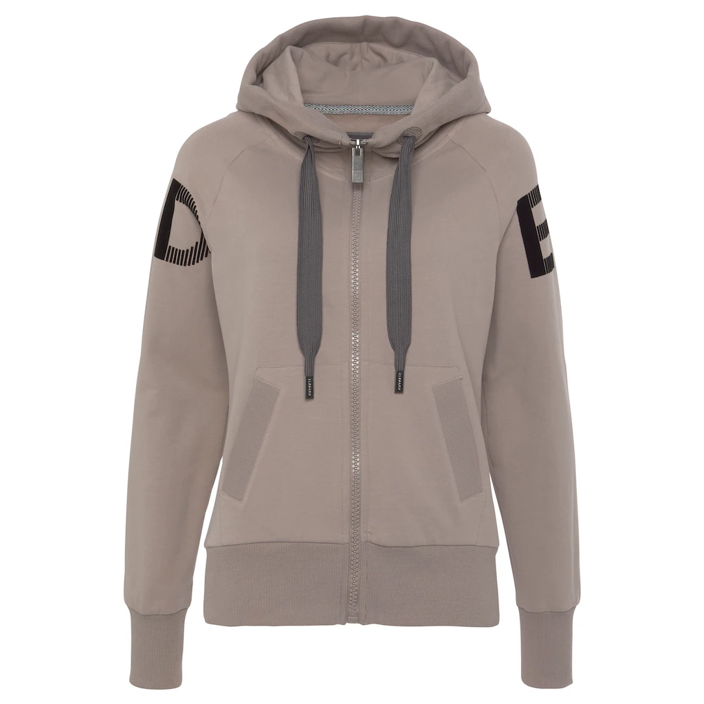 Elbsand Sweatjacke »Kekoa« mit großem Logodruck hinten bequeme Freizeitjacke mit Taschen Rabatte dieses Monats