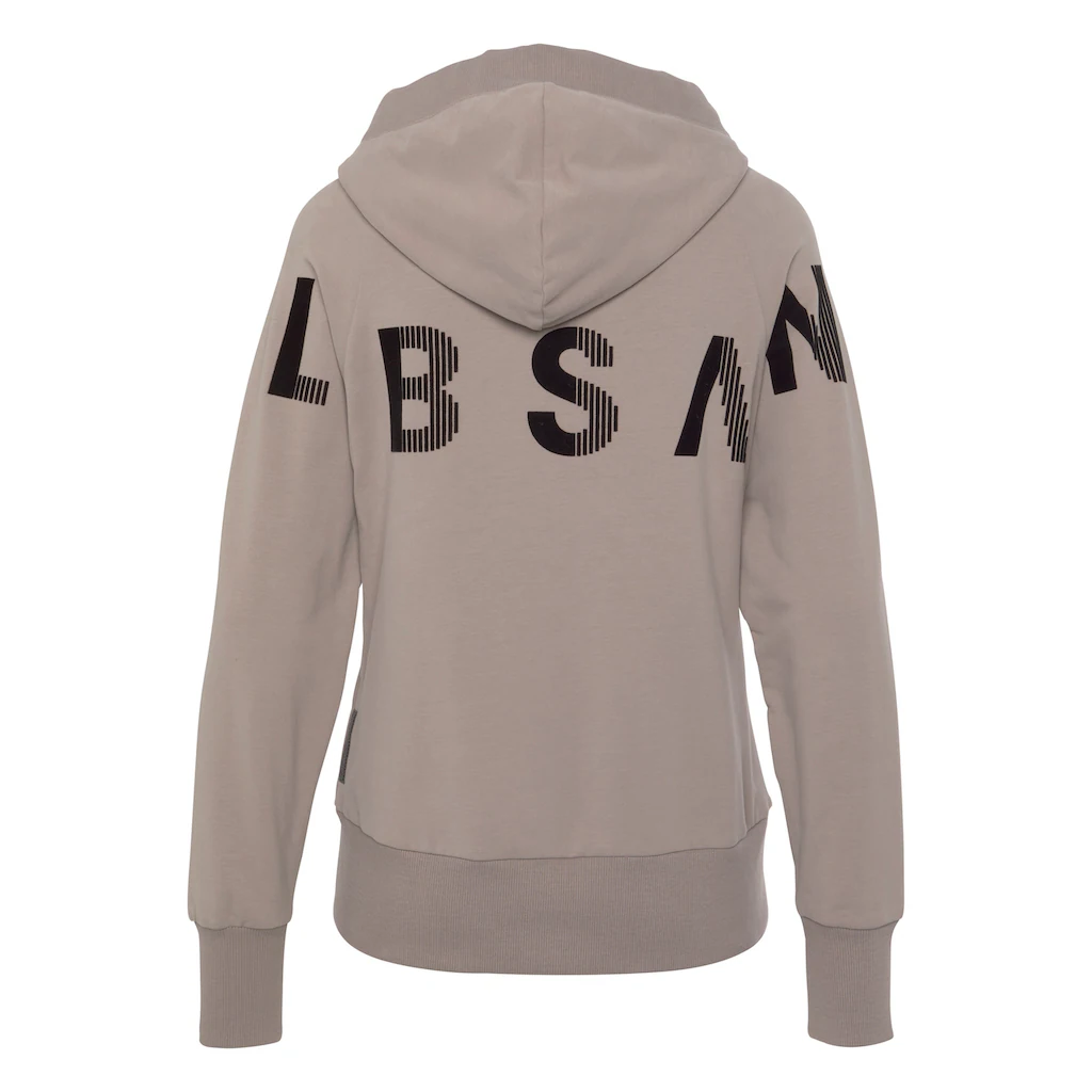 Elbsand Sweatjacke »Kekoa« mit großem Logodruck hinten bequeme Freizeitjacke mit Taschen Rabatte dieses Monats
