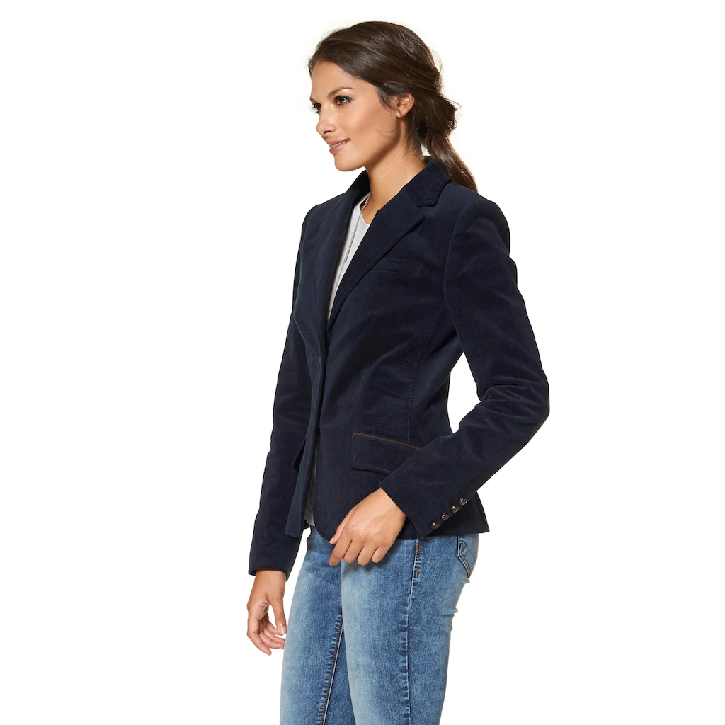 Aniston CASUAL Jackenblazer mit Stoff-Einfassungen und Ärmelpatches Angebote