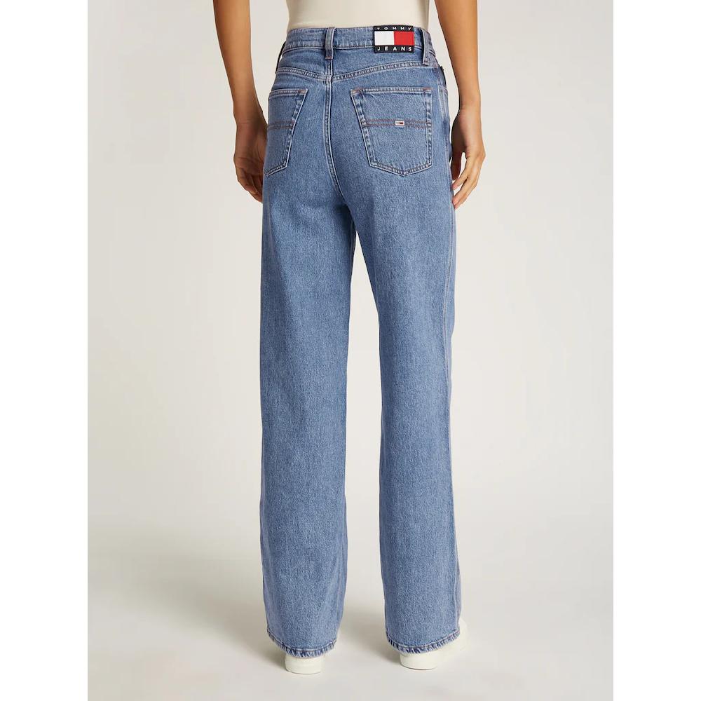 Tommy Jeans Weite Jeans »Claire High Rise« mit Logo-Badge Sonderangebot