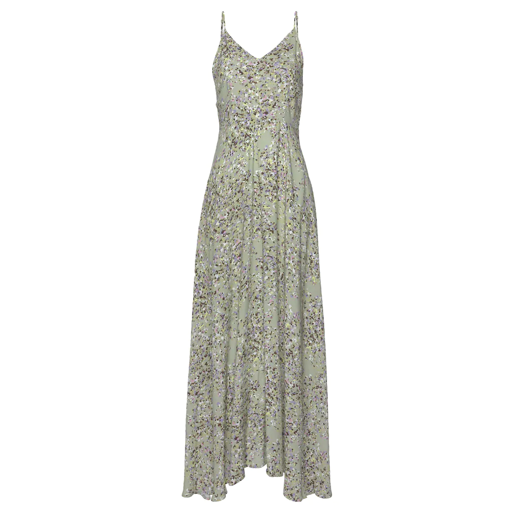 LASCANA Maxikleid aus gewebter Viskose Cut-Out am Rücken Chiffon-Qualität Sommerkleid Begrenztes Angebot