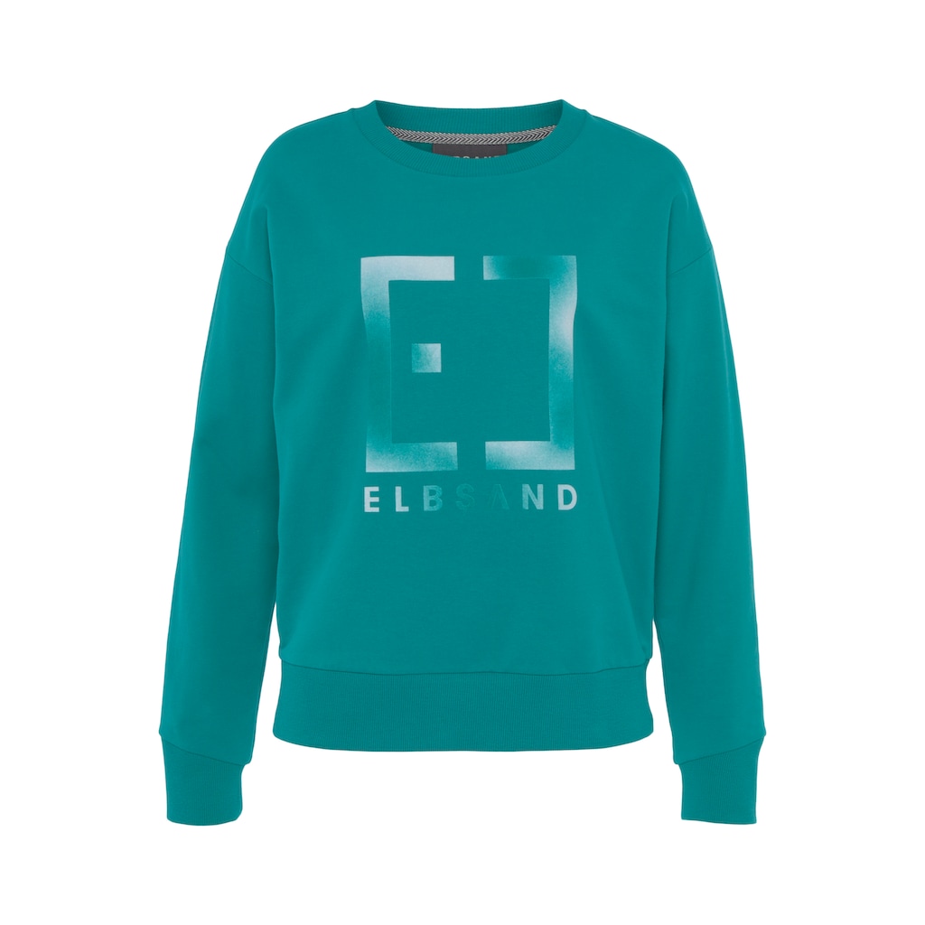 Elbsand Sweatshirt »Fionni« mit großem Logoprint sportlich-casual Online Shopping