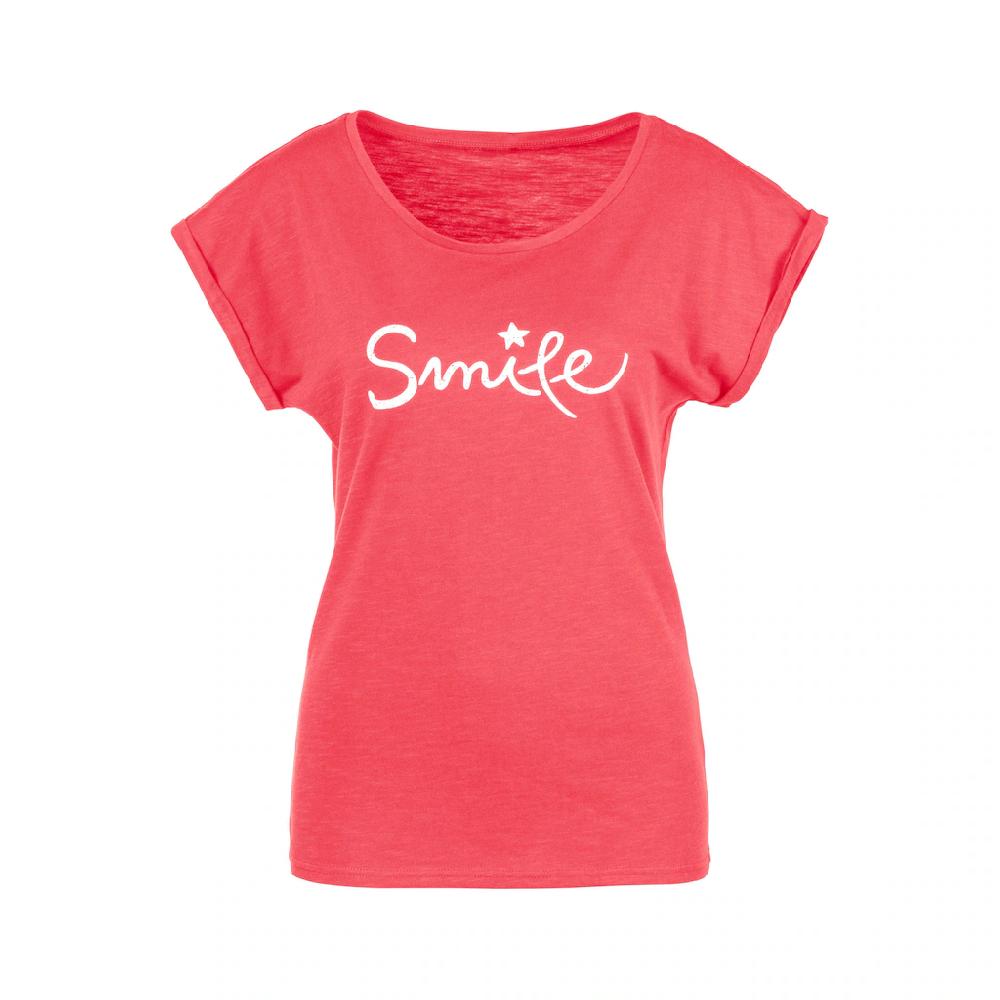 Beachtime T-Shirt »mit Frontdruck "Smile"« aus weicher Baumwoll-Qualität Exklusivangebot