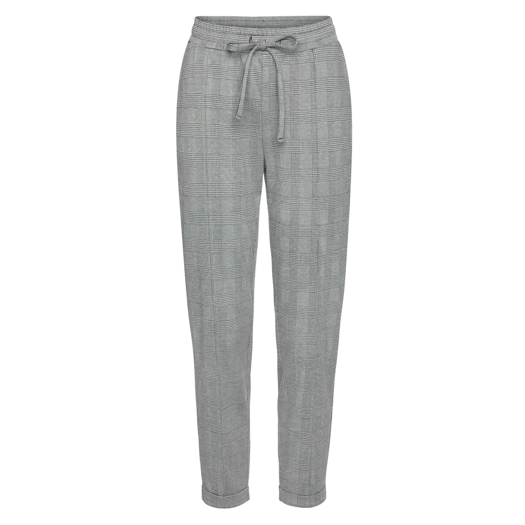 Vivance Jogger Pants mit Karomuster und seitlichen Taschen Karohose Vatertagsangebot