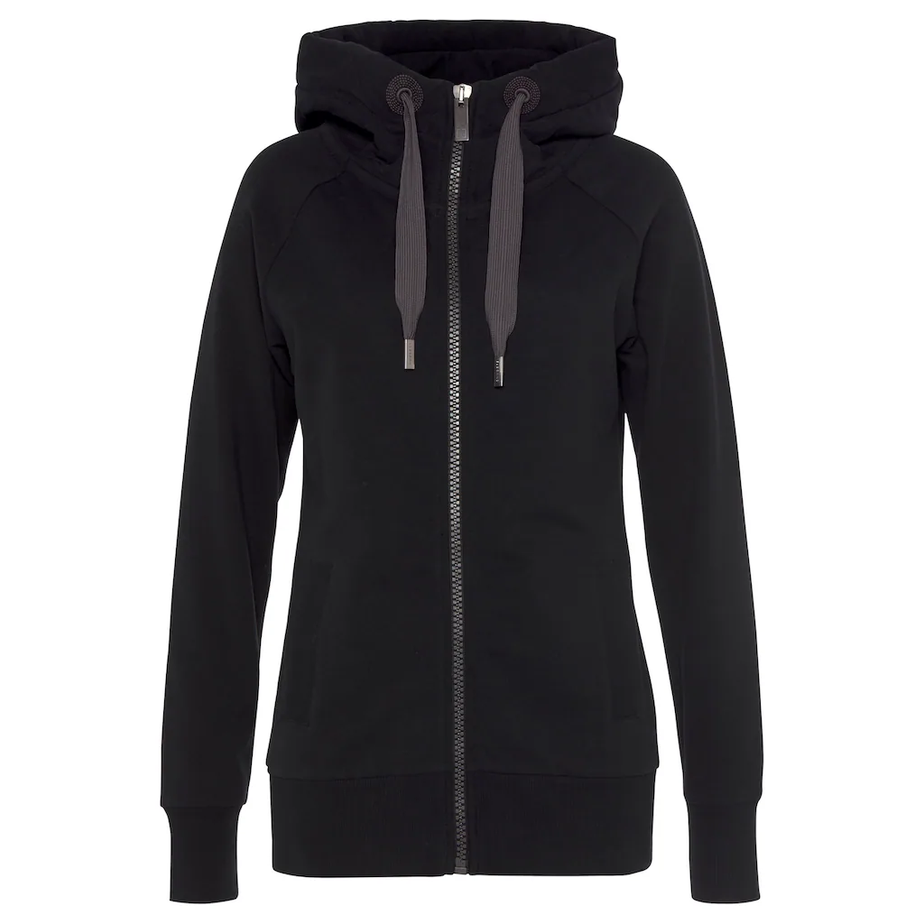 Elbsand Kapuzensweatjacke »Kria« mit Logodruck hinten lässige Freizeitjacke mit Taschen Top Angebot