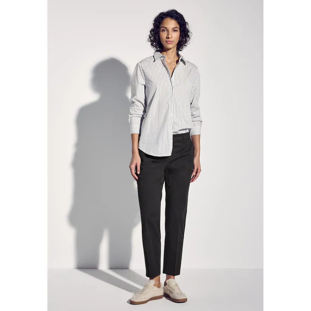 STREET ONE Chinohose mit Elastikbund Online Outlet