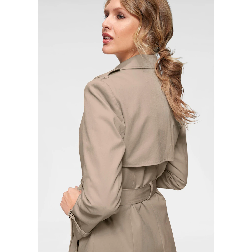 Aniston CASUAL Trenchcoat mit Gürtel zum Regulieren Tägliche Deals